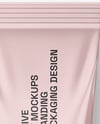 Glossy Sachet Mockup