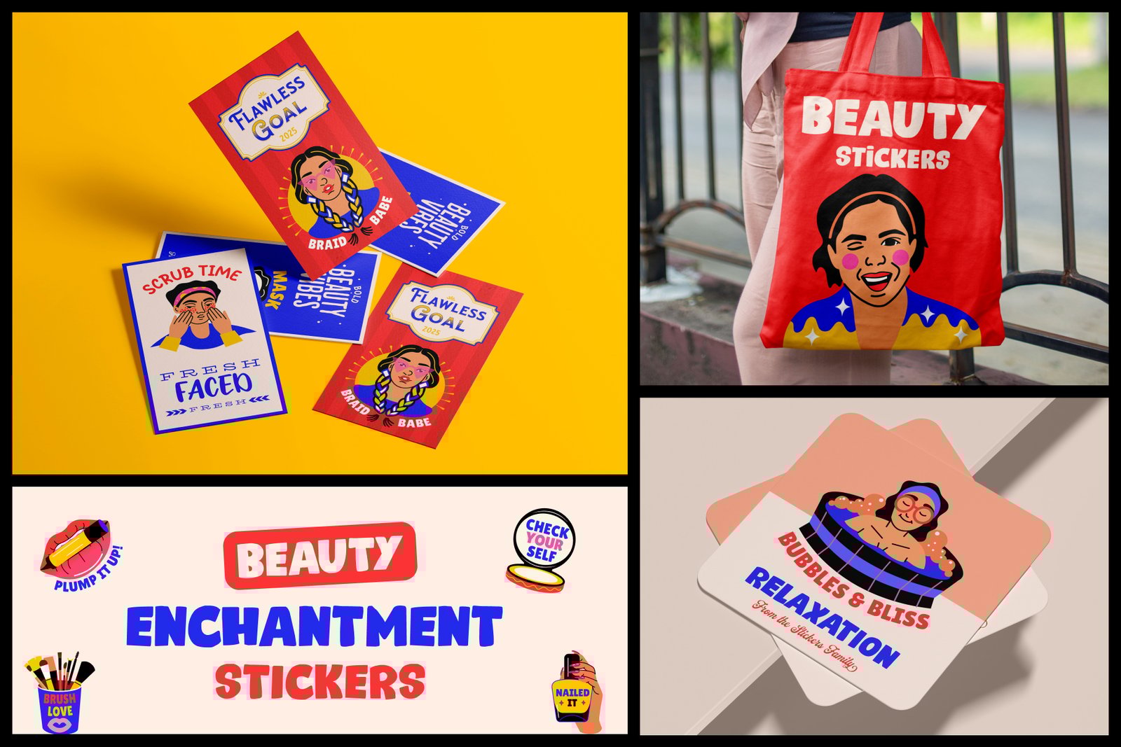 Beauty Stickers Art Set