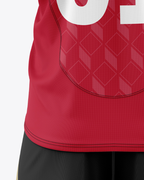 Soccer Kit Mockup - Back View