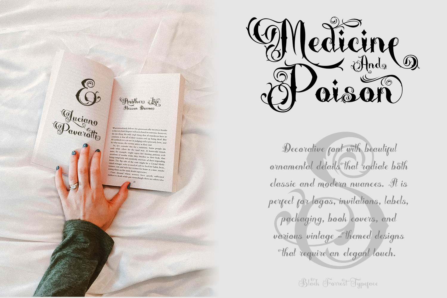 Black Forrest - Decorative Font