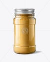 Plastic Jar with Ground Ginger Mockup