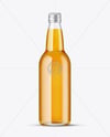 Apple Juice Bottle Mockup