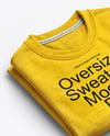 Folded Sweatshirt Mockup