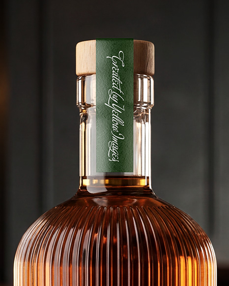 Whiskey Bottle Mockup