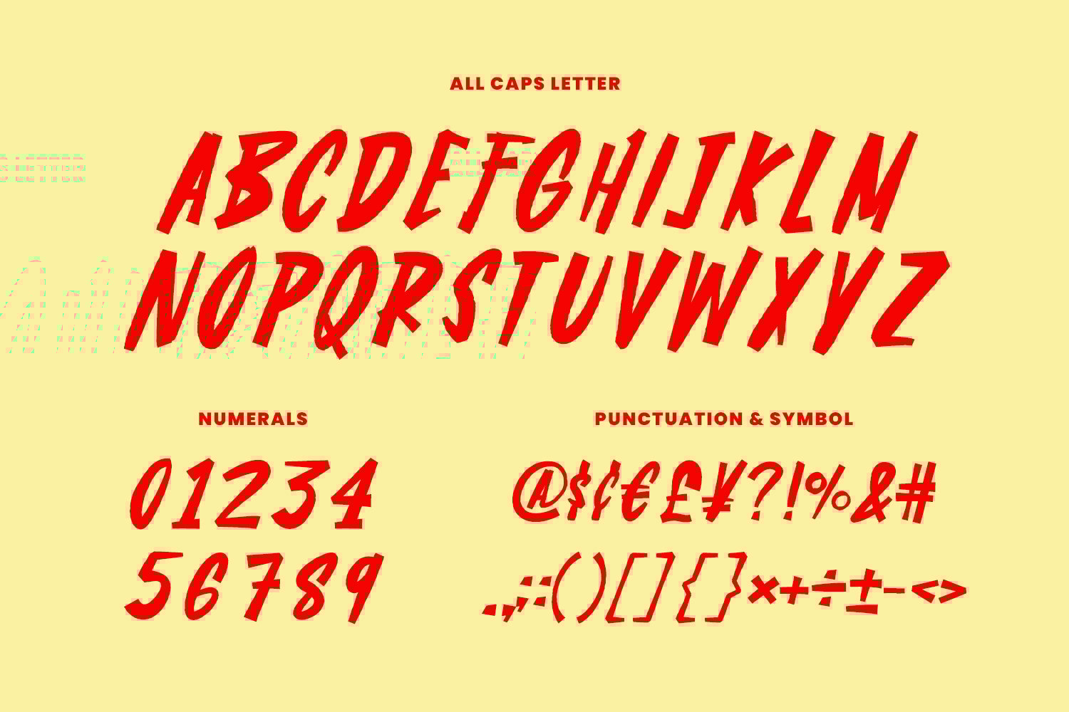 The Gramds Rough Handmade Brush Font