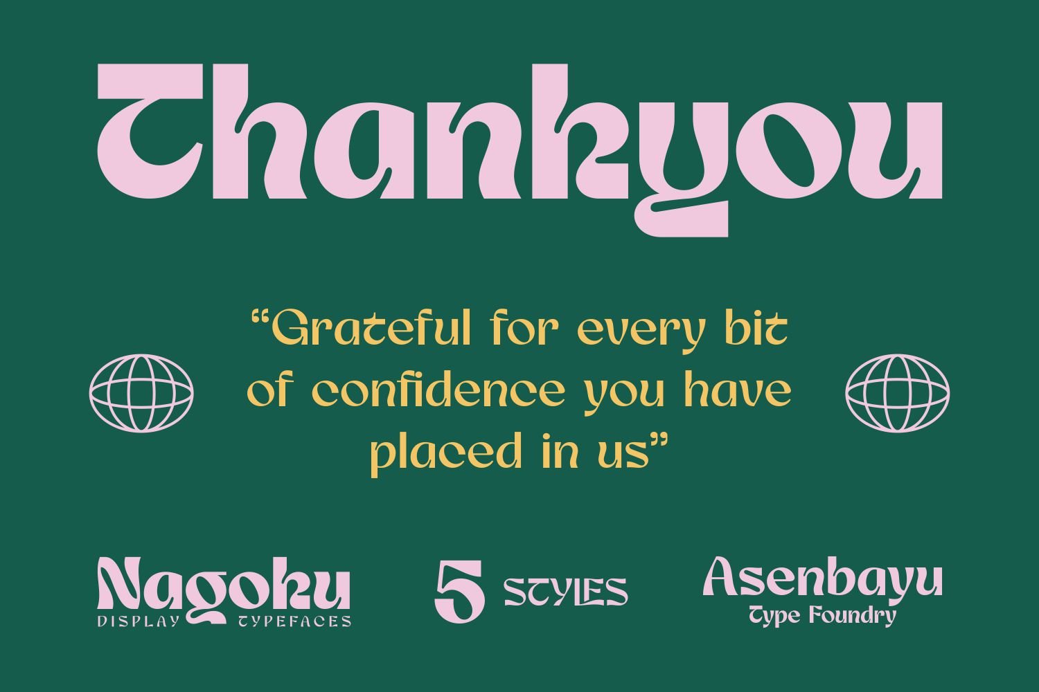 Nagoku - Retro Display Font