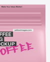 Coffee Bag Mockup – Front View