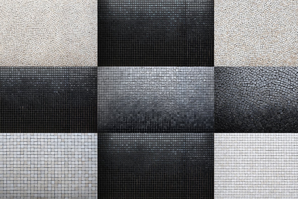 Mosaic BW Font