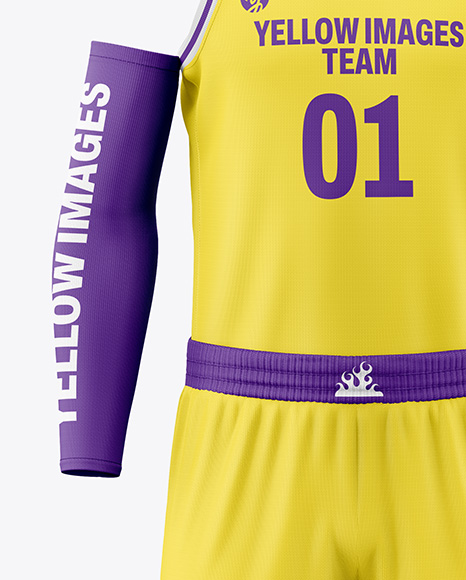 Basketball Kit Mockup - Front View