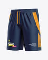 Training Shorts Mockup - Half Side View