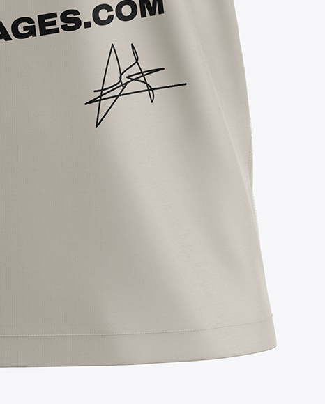 Kids V-Neck T-Shirt Mockup - Front View