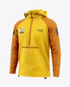 Men's Anorak Windbreaker Jacket Mockup - Half Side View