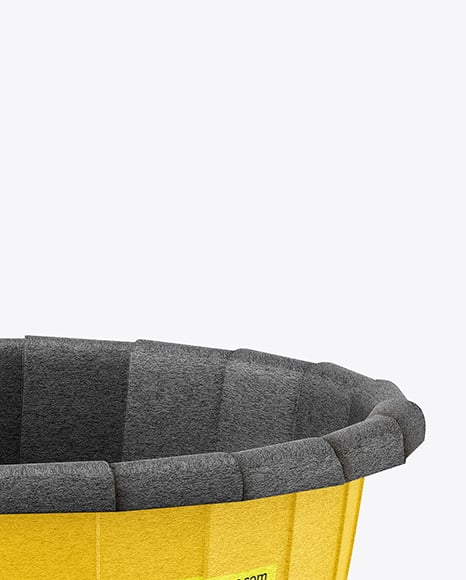 Kraft Paper Dessert Cup with Clear Plastic Dome Cap Mockup