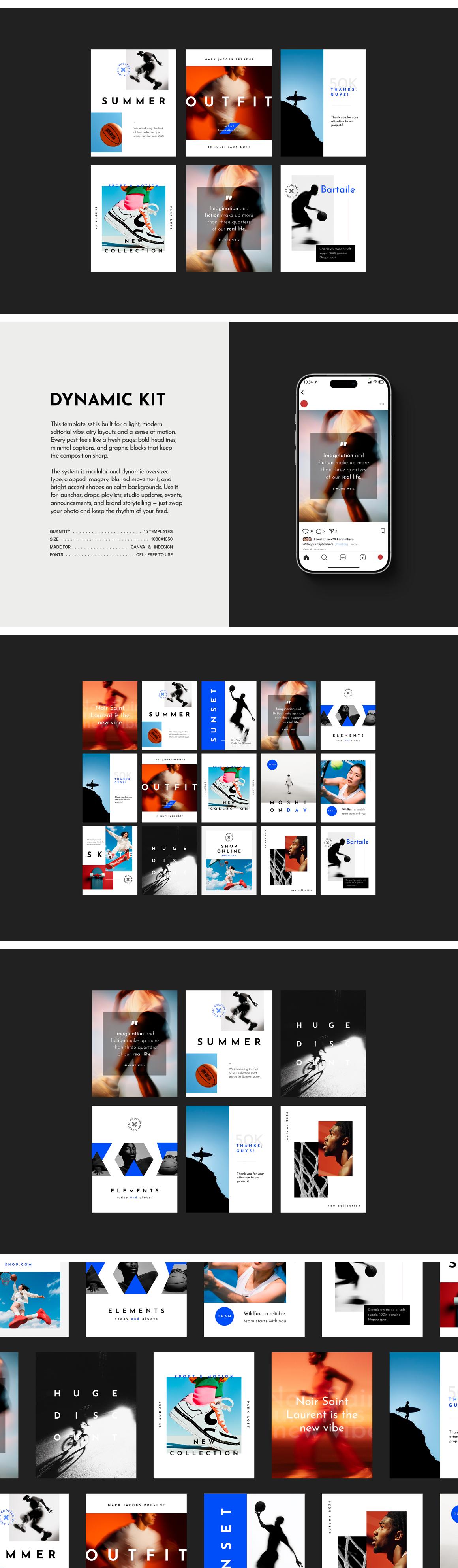 The Dynamic Instagram Templates