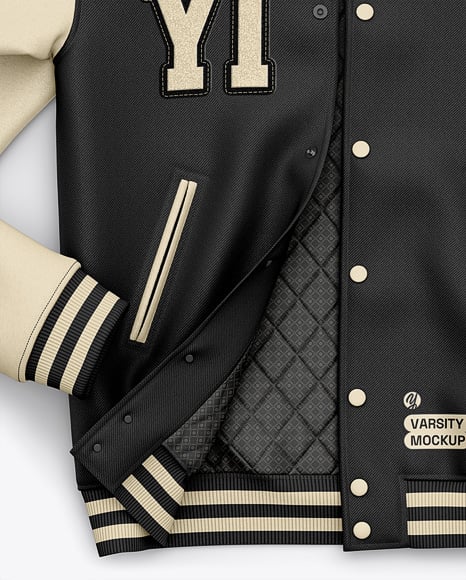 Varsity Jacket Flat Lay