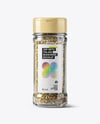 Glass Jar with Italian Seasoning Mockup