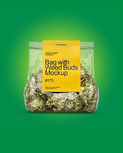 Marijuana Bag Mockup