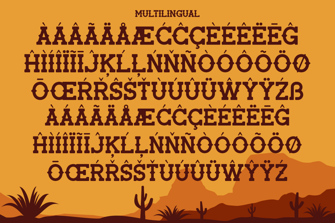 Village Horse Font
