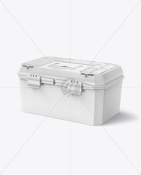 Plastic Tool Box Mockup
