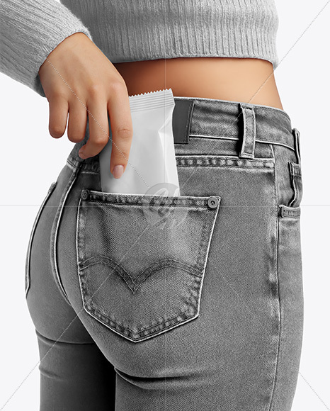 Snack Bar in Pocket Mockup