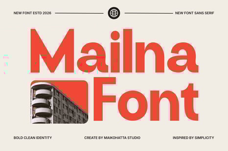 Mailna – Bold Modern Sans Serif - Fonts