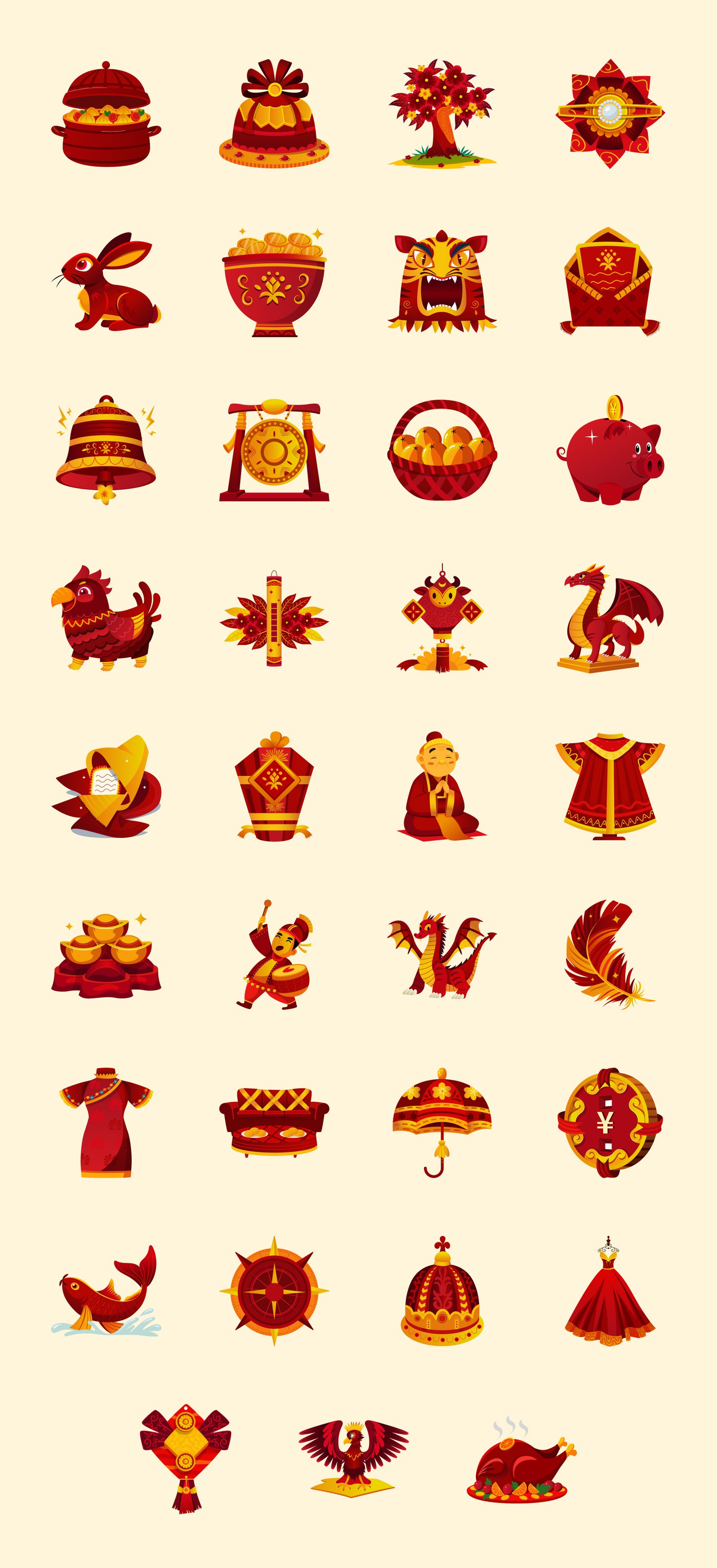 Chinese New Year Illustrations