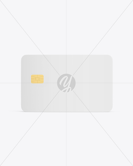 Credit Card Mockup – Front View