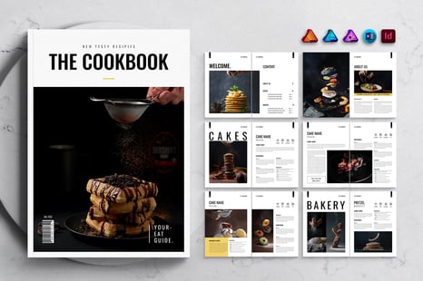 Cookbook Template - Brochure Templates