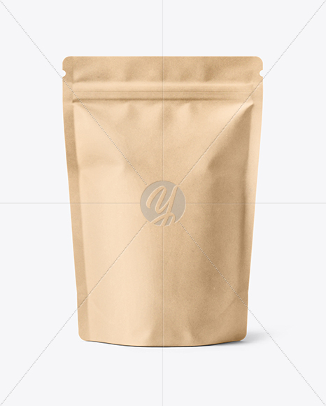 Kraft Stand Up Pouch Mockup