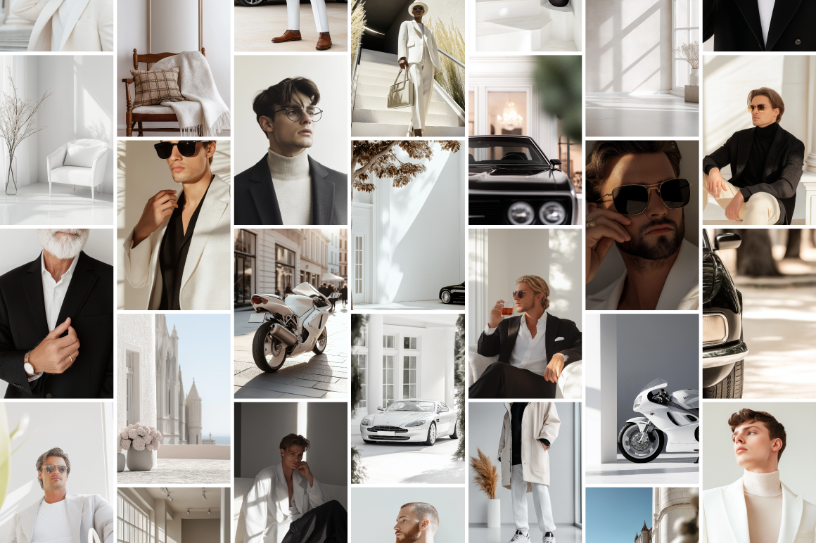 Luxury Man - 188 Images Bundle