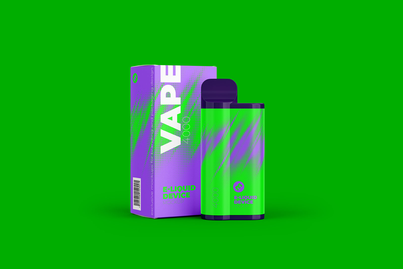 Vape E-liquid Device Mockup
