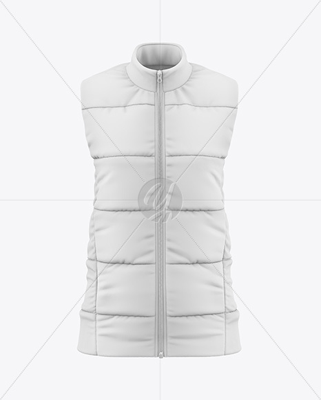 Women's Down Vest Mockup