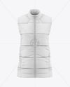 Women's Down Vest Mockup