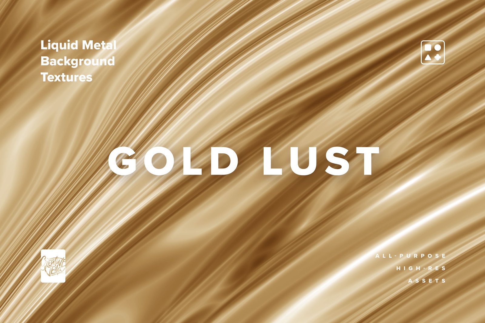 Liquid Metal Background Textures