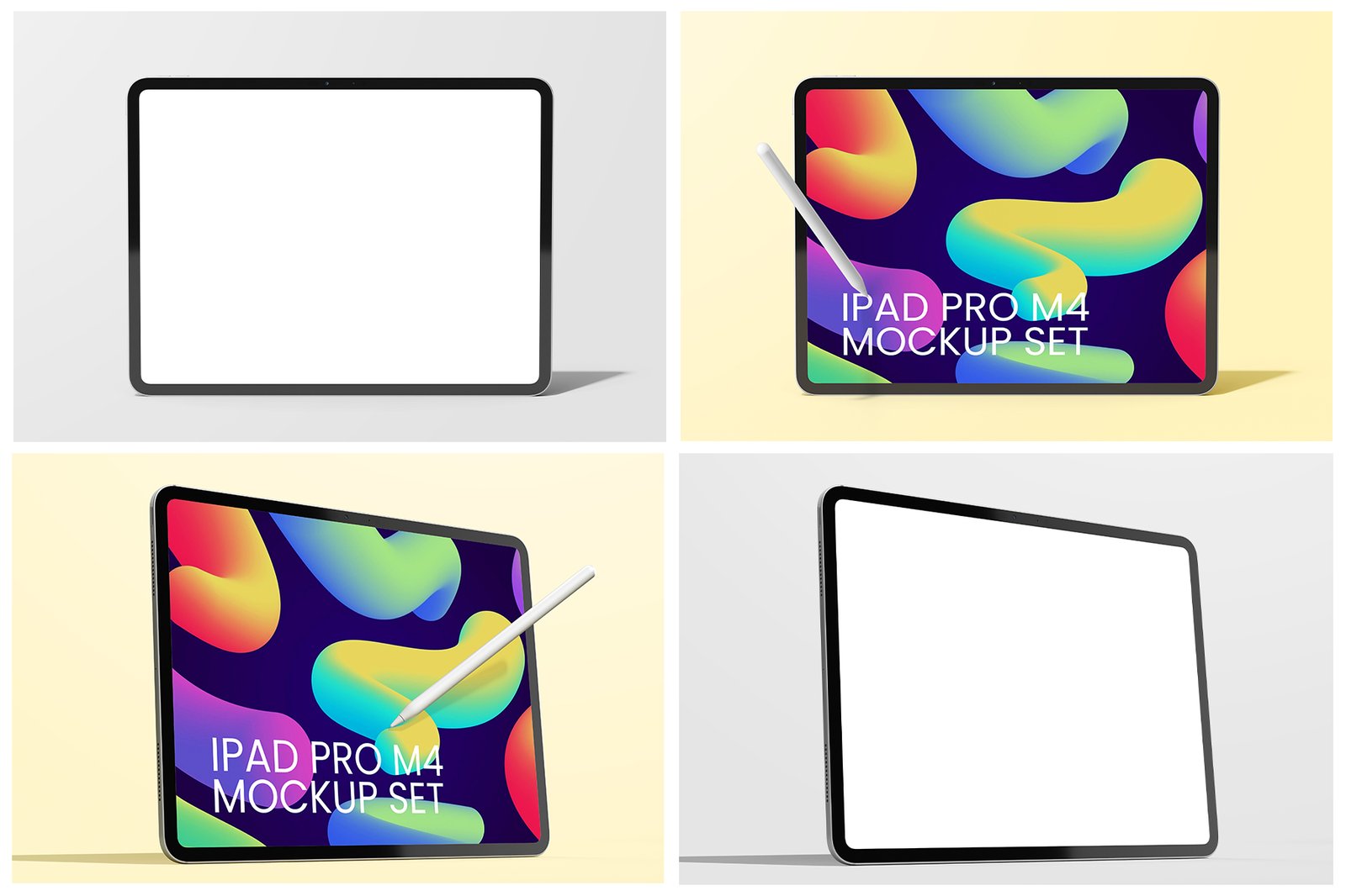 iPad Pro M4 2024 13 Inch PSD Mockup Set