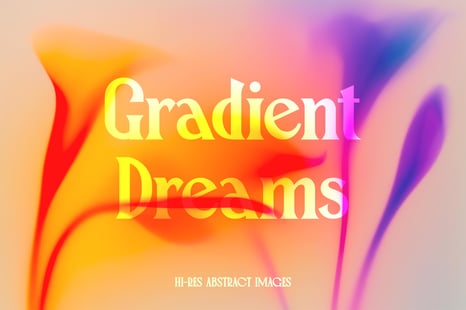 Gradient Dreams Abstract Backgrounds - Botanical