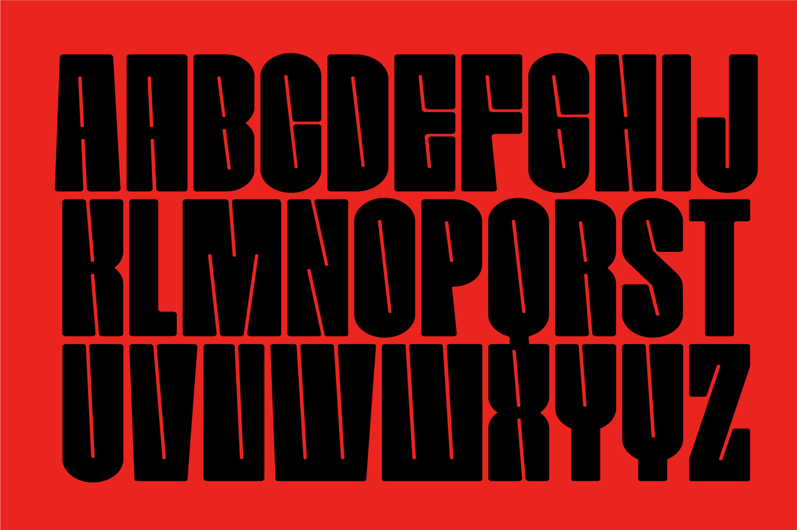 Roxhead - Condensed Font