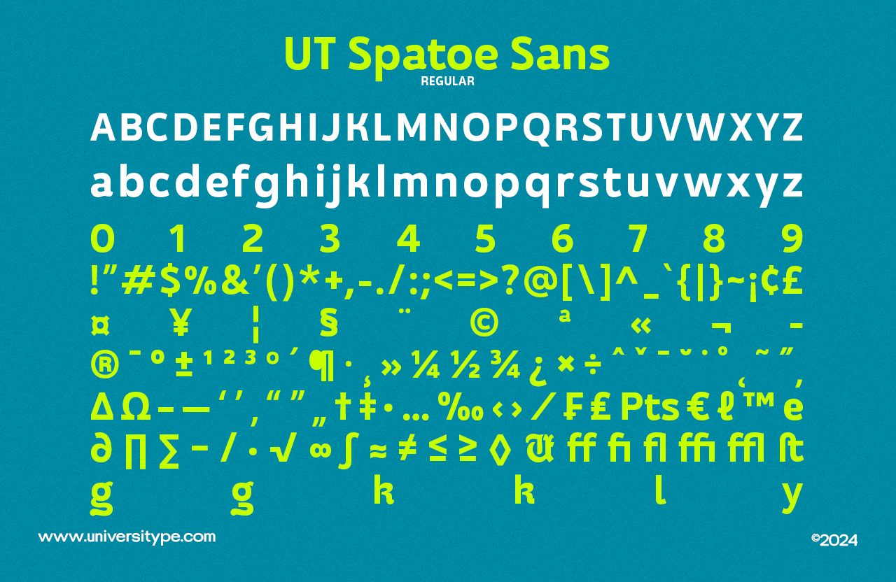 UT Spatoe - A Casual Font Duo