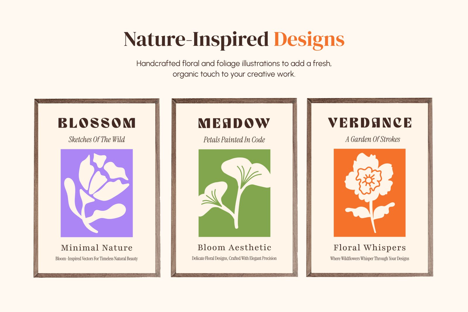 Botanical and Flower Vector Set