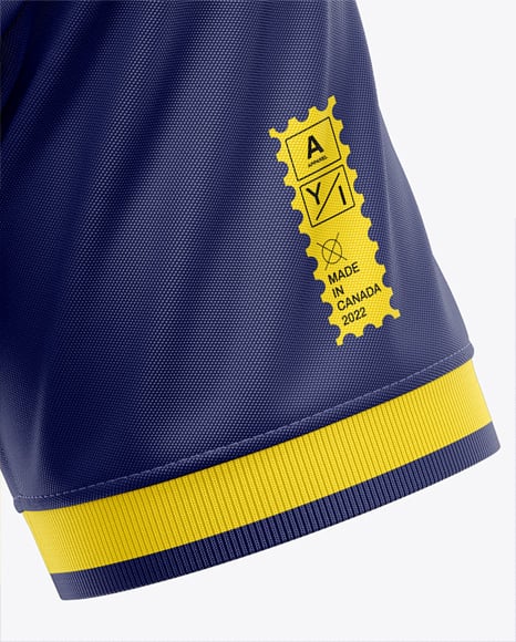 Men's V-Neck Jersey Mockup