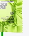 Metallic Lollipop Sachet Mockup