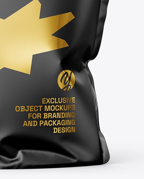 Matte Stand-Up Pouch Mockup