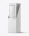 Matte Sachets in Display Box Mockup
