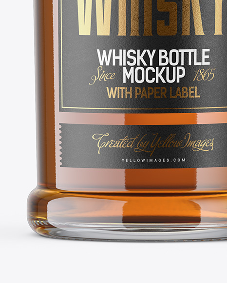 Whiskey Bottle Mockup
