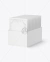 Carton Box With Sachets Mockup