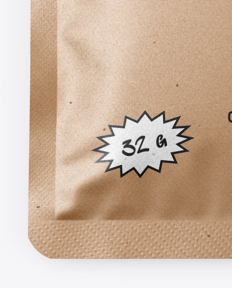Kraft Sachet Mockup