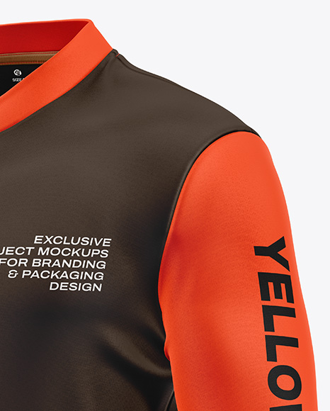 Jersey Mockup - Half Side View