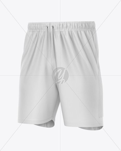 Soccer Shorts Mockup - Half Side View