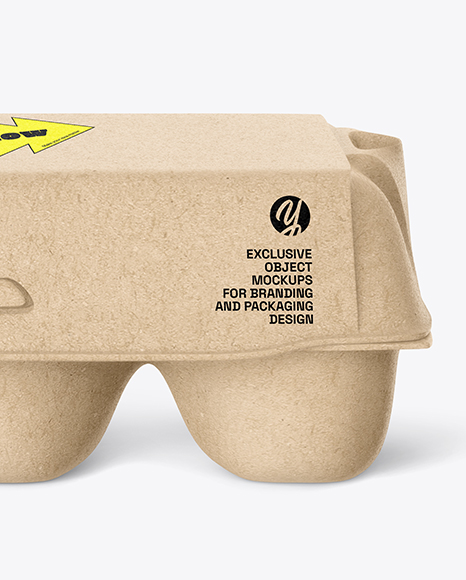 Egg Carton Packaging Mockup