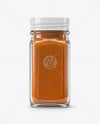 Glass Jar with Pumpkin Pie Spice Mockup